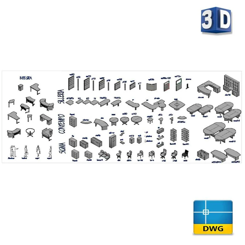  Office Furniture 3D