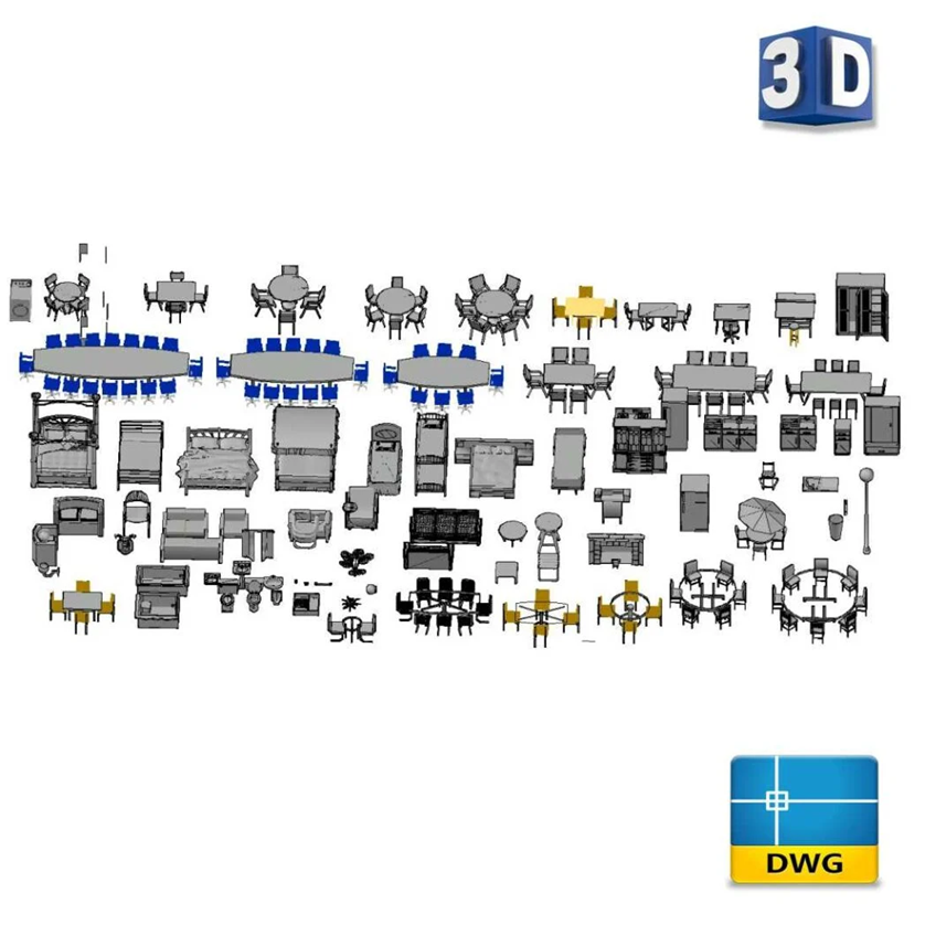 Furnitures in 3D
