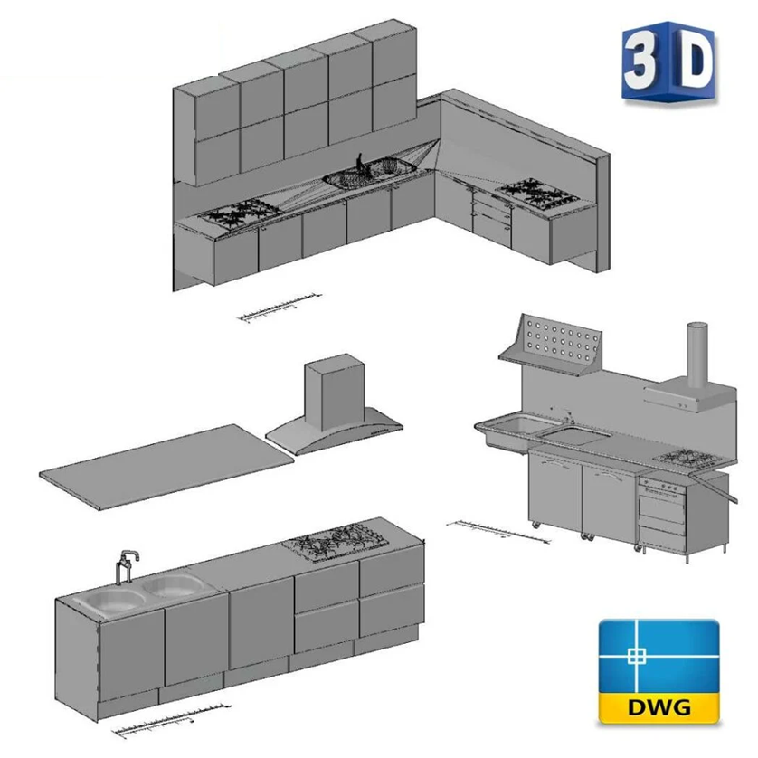 3D  Kitchen